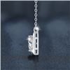Image 3 : 1 CT GRA CERTIFIED ROUND BRILLIANT 925S NECKLACE