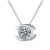Image 4 : 1 CT GRA CERTIFIED ROUND BRILLIANT 925S NECKLACE