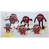 Image 1 : VINTAGE 6 LARGE CALIFORNIA RAISINS RUBBER FIGURINE