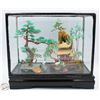 Image 1 : VINTAGE PAINTED CHINESE CORK DISPLAY