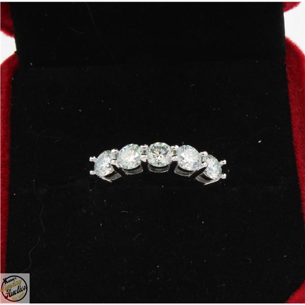 #2839-1.00 CT TW ROUND BRILLIANT CUT MOISSANITE