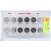 Image 1 : UNCIRCULATED CANADIAN 2000 COIN SET