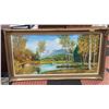 Image 1 : VINTAGE PAINTING 30" X 54"