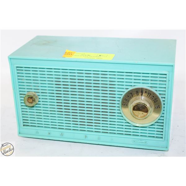 BLUE ADMIRAL 838X AM RADIO WORKS