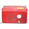 Image 1 : RED WESTINGHOUSE AM RADIO LIGHTS UP BUT