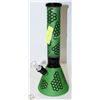 Image 1 : GREEN HONEYCOMB BONG WITH DOWNSTEM AND BOWL