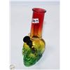 Image 1 : SMALL RASTA COLOR SKULL BONG WITH DOWNSTEM AND