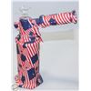 Image 1 : AMERICAN FLAG SILICONE BONG WITH DOWNSTEM & BOWL