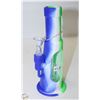 Image 1 : BLUE SILICONE BONG WITH DOWNSTEM AND BOWL