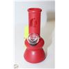 Image 1 : SMALL RED BONG WITH DOWNSTEM AND BOWL