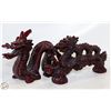 Image 1 : 2 RED DRAGON STATUES
