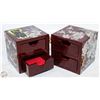 Image 1 : MOTHER OF PEARL SECRET 4 DRAWER BOX