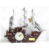Image 1 : BOAT ELECTRIC CLOCK WITH LIGHT