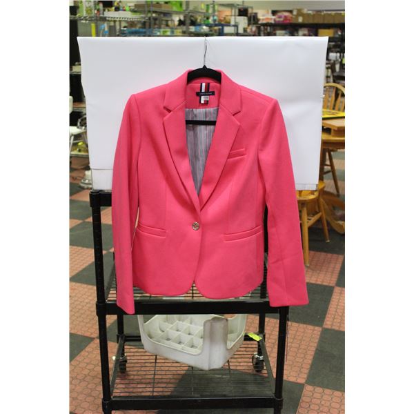 NEW TOMMY HILFIGER XS PINK DRESS JACKET