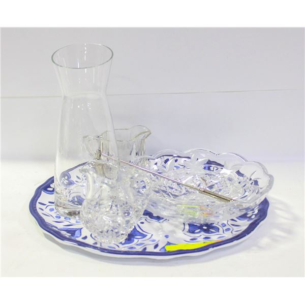 ESTATE CRYSTAL SERVINGWARE ETC