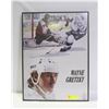 Image 1 : VINTAGE FRAMED WAYNE GRETZKY DISPLAY 18" X 25"