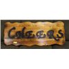 Image 1 : SOLID WOOD "CHEERS" GREETING SIGN 1.5"X19.5"X48"