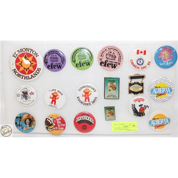 VINTAGE KLONDIKE DAY'S/NORTHLAND PINS
