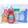 Image 1 : ASSORTED SEALED CLEANING SUPPLIES LYSOL SPRAY,