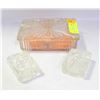 Image 1 : CRYSTAL JEWLERY BOX WITH RING HOLDERS