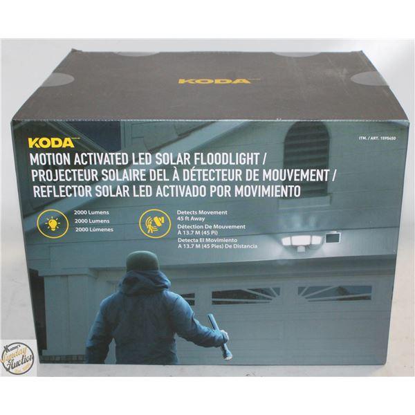 NEW MOTION ACTIVATED LED SOLAR FLOODLIGHT