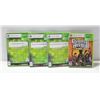 Image 1 : 4 XBOX 360 GUITAR HERO DVD GAMES