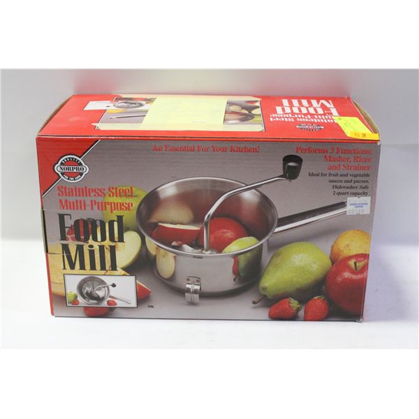 STAINLESS STEEL FOOD MILL