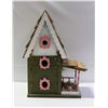 Image 1 : LARGE WOOD BIRDHOUSE 9" D X 20" H X 15" W