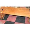 Image 1 : TEAK COFFEE TABLE H-18" W-23.5" L-53"