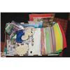 Image 1 : CRAFT & BEADS LOT. COLOURED CONSTRUCTION