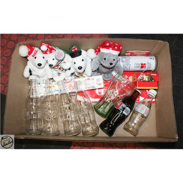 COCA-COLA COLLECTIBLES INCLUDING TY STUFFIES