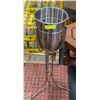 Image 1 : SILVER PLATE WINE COOLER ON STAND
