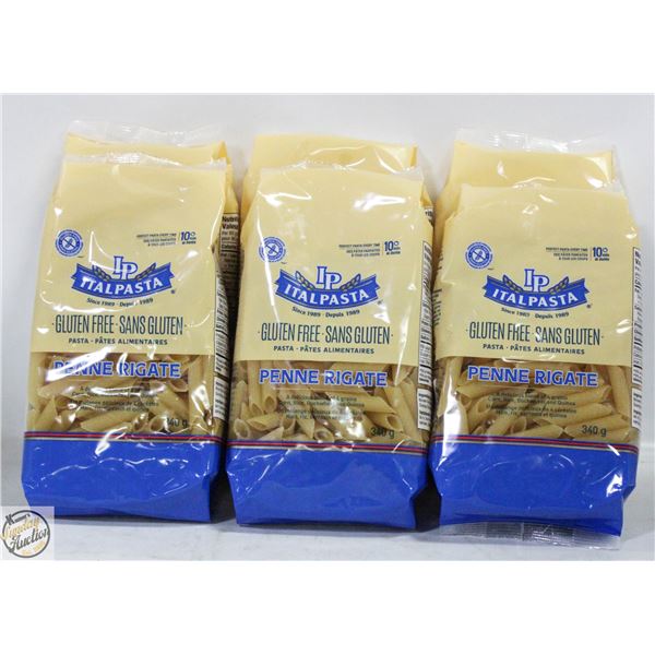 ITALPASTA GLUTEN FREE PENNE PASTA 6X340 G BB 11/25