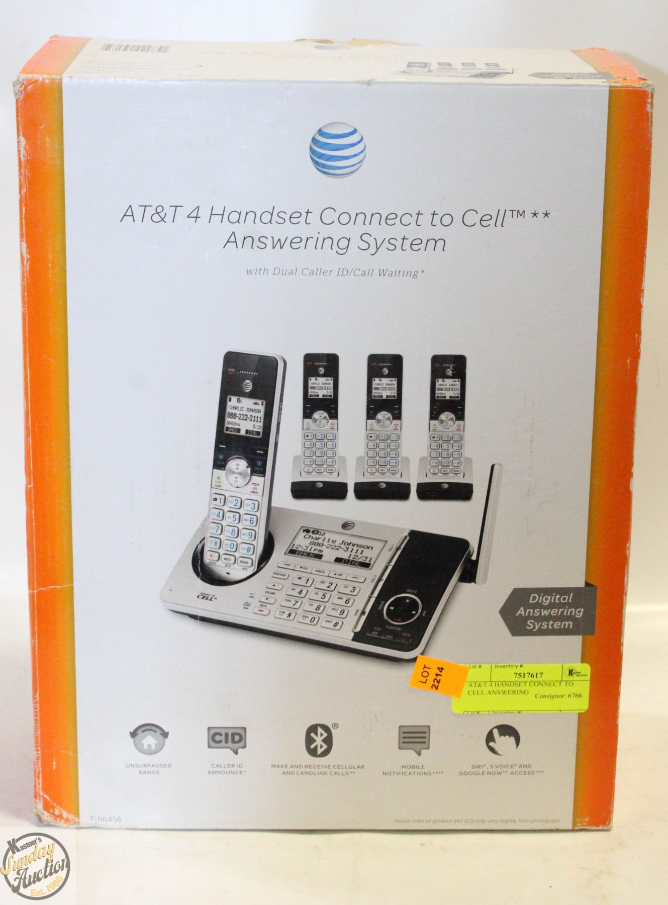 AT&T 4 HANDSET CONNECT TO CELL ANSWERING