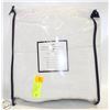 Image 1 : 2 QUILTED FEATHER BED PROTECTOR DOUBLE 100% COTTON