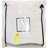 Image 1 : 2 QUILTED FEATHER BED PROTECTOR DOUBLE 100% COTTON
