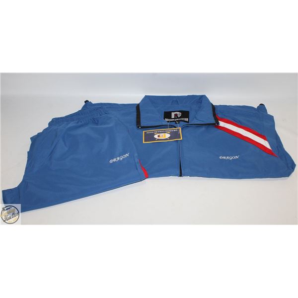 NEW DRAGON COLLECTION XS TRACKSUIT DEEP BLUE/RED