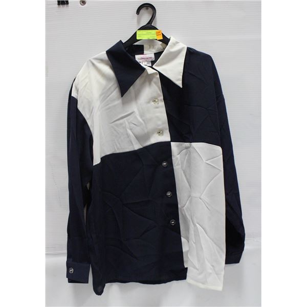 NEW LAPREMIERE S/7 WHITE/BLUE SHIRT