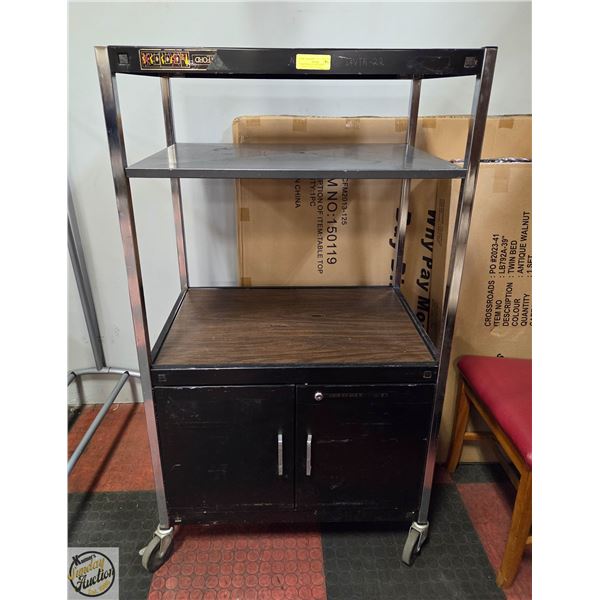 TOOL/SERVICE CARET WITH CABINET 30X20X54" HIGH