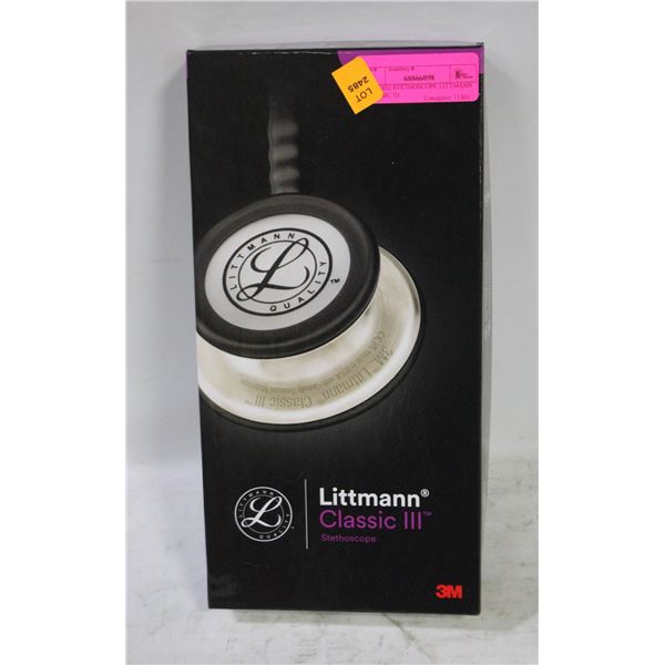 CLASSIC STETHOSCOPE LITTMANN CLASSIC III