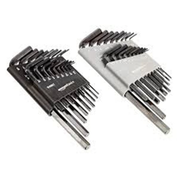 NEW AMAZON BASICS 36PIECE ALLEN WRENCH HEX KEY SET