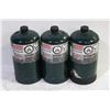 Image 1 : LOT OF MINI GREEN PROPANE TANKS (FULL)