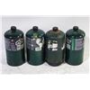 Image 1 : 4 X 16 OZ ALL PURPOSE PROPANE BOTTLES