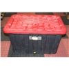 Image 1 : LARGE 102 LITRE TUFF STORE TOTE W/LID