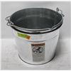 Image 1 : 2 GALVANIZED STEEL BUCKETS