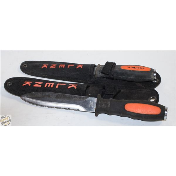 2 KLENK KNIVES