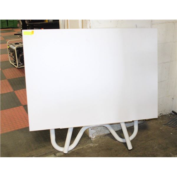 WHITE DRAFTING STYLE TABLE
