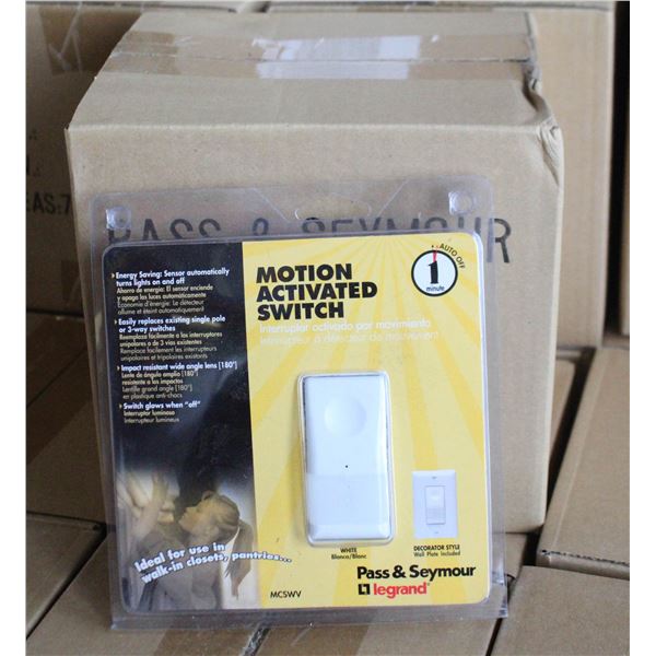 2 NEW CASES OF MOTION SENSORS - 6 PER CASE