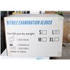 Image 1 : CASE WITH 1000 SZ LARGE NITRILE EXAM GLOVES