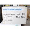 Image 1 : CASE WITH 1000 SZ LARGE NITRILE EXAM GLOVES